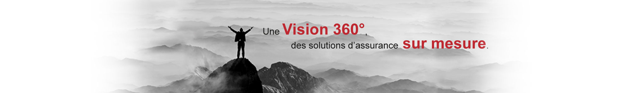 Une vision 360 degrés, des solutions d'assurance sur mesure.